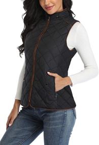 img 3 attached to 🧥 Anienaya Lightweight Sleeveless Quilted Pockets Women's Coat: Stylish & Practical Outerwear