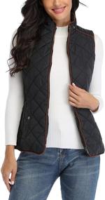 img 1 attached to 🧥 Anienaya Lightweight Sleeveless Quilted Pockets Women's Coat: Stylish & Practical Outerwear