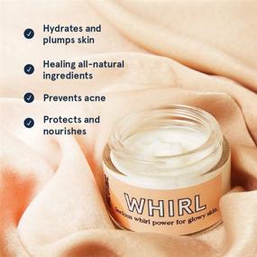 img 3 attached to 🌹 Blume Whirl Face Moisturizer: Antioxidant Packed & Hydrating | For all skin types | Keeps Acne at Bay | Heals Acne Scars | All-Natural Ingredients, Rosehip Oil, Hyaluronic Acid, and more | 55mL