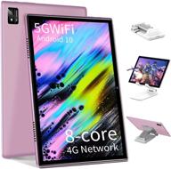 📱 high performance android 10 tablet - 10 inch, 6gb ram, 128gb/512gb rom, dual camera, 5g wifi, 4g lte - pink logo