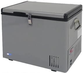 img 4 attached to 🥶 Whynter FM-45G 45 Quart Portable Refrigerator: A Versatile AC/DC True Freezer for Car, Home, Camping, RV -8°F to 50°F - Gray