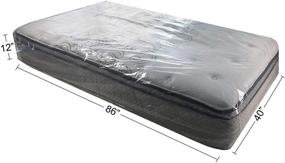 img 3 attached to 🛏️ Protect Your Twin Size Mattresses with uBoxes 4-Pack 40 x 12 x 86" Box Spring & Mattress Covers