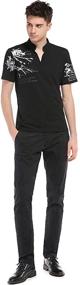 img 1 attached to Sportides Fashion V Neck Henley T Shirt Men's Clothing