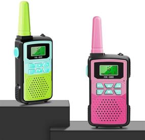 img 4 attached to 🎉 Experience Exciting Adventures with Pezféliz Walkie Talkies for Kids!