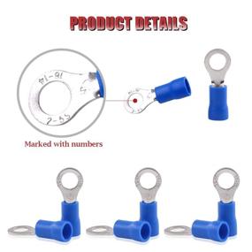 img 1 attached to 🔌 Hilitchi Insulated Terminals: Premium Electrical Connectors for Industrial Wiring & Connecting