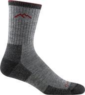 durable vermont hiker merino wool micro crew socks with cushion logo