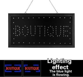 img 2 attached to 🛍️ Eye-Catching CHENXI Led Boutique Business Store Shop Sign (48 X 25 cm) - Must-Have for Boutiques!