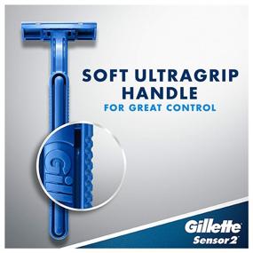 img 2 attached to 💈 Double Pack of Gillette Sensor2 Disposable Razors - 24 High-Quality Blades