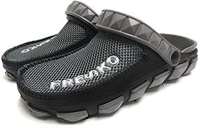 img 1 attached to Fresko Men's Garden Clogs M1033 - Stylish and Comfortable Slip-On Footwear for Outdoor Activities