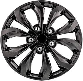 img 4 attached to 🔧 Versatile Set of 4 Pilot Automotive WH555-16GM-B 16 Inch Spyder Wheel Covers – Universal Fit for Toyota, Volkswagen VW, Chevy, Honda, Mazda, Dodge, Ford, and More!