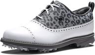 женские кроссовки footjoy premiere charcoal black для спорта и фитнеса логотип