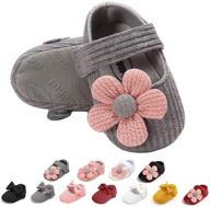 👶 cozy fleece infant baby boys girls booties: ohwawadi soft bottom warm cartoon socks for newborn crib shoes logo