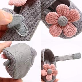 img 3 attached to 👶 Cozy Fleece Infant Baby Boys Girls Booties: Ohwawadi Soft Bottom Warm Cartoon Socks for Newborn Crib Shoes