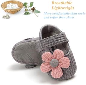 img 1 attached to 👶 Cozy Fleece Infant Baby Boys Girls Booties: Ohwawadi Soft Bottom Warm Cartoon Socks for Newborn Crib Shoes