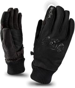 img 4 attached to 🧤 Ultimate Performance: Weather Skating Touchscreen Waterproof Outdoor Gloves