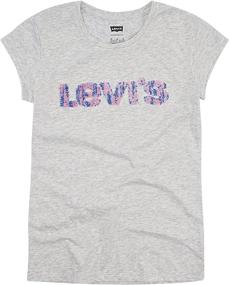 img 4 attached to 🐎 Levis Horse Graphic T Shirt for Girls - Stylish Girls' Clothing