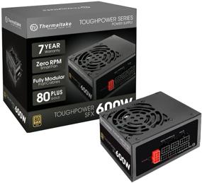 img 4 attached to 💪 Thermaltake Toughpower SFX 600W 80+ Gold Fully Modular Power Supply PS-STP-0600FPCGUS-G with SFX 12V 3.3/ATX 12V 2.4 Support – 7 Year Warranty