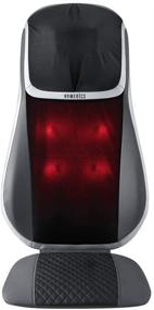 img 4 attached to 🪑 HoMedics Shiatsu 3D Trutouch Массажная подушка: Успокаивающее тепло для шеи и спины, 2 стиля и 3 зоны - Познакомьтесь сейчас!