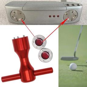 img 1 attached to 🏌️ Enhance Your Titleist Scotty Cameron Putter with HISTAR Golf Custom Red Weights and Wrench