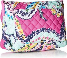 img 3 attached to Vera Bradley Crossbody Signature Wildflower Women's Handbags & Wallets in Crossbody Bags