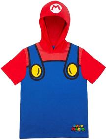 img 3 attached to Conquer the Game with Nintendo Characters Costume Hoodie Tshirt for Boys