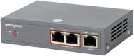 🔌 gigabit poe extender with 1-to-2 ports - compatible with poe switches, poe injectors, and supports 30w poe+ ieee 802.3af/at repeater logo