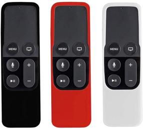 img 4 attached to 3Pack Remote Case Compatible With Apple TV 4K 5Th/4Th Gen Remote Television & Video