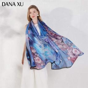 img 3 attached to DANA XU Large Pashmina Shawls: Fashionable Women's Accessories for Stylish Scarves & Wraps