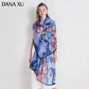 img 1 attached to DANA XU Большие шали пашмины: стильные аксессуары для модных женщин - шарфов и платков