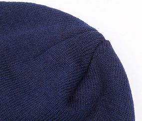 img 2 attached to LEMOISTARS Classic Stretch Football Beanies Sports & Fitness