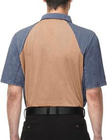 img 2 attached to 👕 Optimized for SEO: MOHEEN Patchwork Black Red Men's Clothing and Shirts with Enhanced Moisture Performance