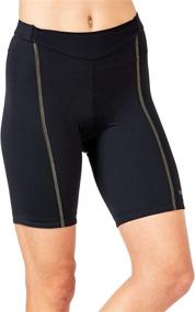 img 1 attached to Women's Padded Terry Bella Cycling Short - 8.5 Inch Inseam, Compression Short (Regular) with Silicone Leg Grippers