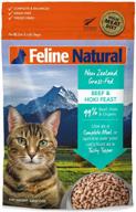 🐱 premium feline natural grain-free freeze dried cat food - beef & hoki 11oz: a nourishing option for your cat's health and well-being logo