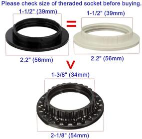 img 2 attached to 💡 EFINEHOME Socket Edison Pendant Replacement Kit