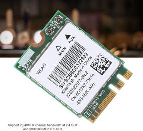 img 2 attached to 🔌 Zopsc Bluetooth 4.1 WiFi Игровая беспроводная сетевая карта с 867Mbps 5G Скорость - Plug and Play M.2 NGFF WiFi Беспроводной адаптер для Killer Wireless-AC 1535 Dual Band (2.4 ГГц и 5 ГГц) 802.11ac NGFF M.2 - Совместим с ноутбуками