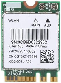 img 4 attached to 🔌 Zopsc Bluetooth 4.1 WiFi Игровая беспроводная сетевая карта с 867Mbps 5G Скорость - Plug and Play M.2 NGFF WiFi Беспроводной адаптер для Killer Wireless-AC 1535 Dual Band (2.4 ГГц и 5 ГГц) 802.11ac NGFF M.2 - Совместим с ноутбуками