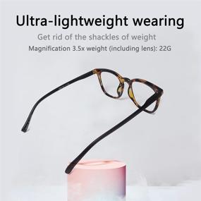 img 3 attached to 👓 KIYOJIN 3-Pair Blue Light Blocking Fashion Design Reading Glasses with Elastic Hinge for Women and Men