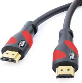 img 3 attached to 🔴 Postta Ultra HDMI Cable (20ft Red) 2.0V, 4K 2160P, 1080P, 3D, Audio Return & Ethernet - 1 Pack