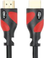 🔴 postta ultra hdmi cable (20ft red) 2.0v, 4k 2160p, 1080p, 3d, audio return & ethernet - 1 pack logo