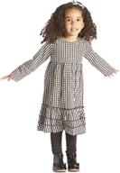 🐃 stylish buffalo plaid dress for toddler girls - cartwheels clothing logo