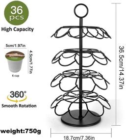 img 3 attached to Карусель, держатель K, органайзер для кофе, совместимое хранилище