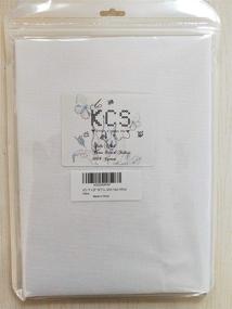 img 1 attached to White 18CT Counted Cotton Aida Cloth Cross Stitch Fabric - 19x28 inches