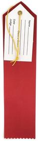 img 1 attached to 🎀 24-Pack Red 2nd Place Award Ribbon with Card & String