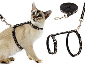 img 4 attached to 🐱 SCIROKKO Cat Harness and Leash Set: Escape-Proof and Adjustable for Safe Outdoor Adventures