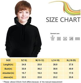 img 1 attached to Boys' Clothing: Fashionable Printed Pullover Hoodies & Sweatshirts