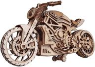 🛵 enhanced wood trick motorcycle with rubber motor for optimal performance logo