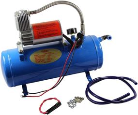 img 4 attached to 🚂 JDMSPEED 12V DC Air Compressor with 6L Tank | 150 PSI for Train Horns, Motorhome Tires