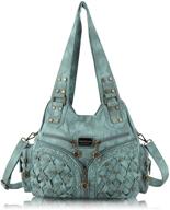 👜 angel barcelo women's fashion handbags & wallets: stylish shoulder bags with hobo design logo