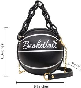 img 3 attached to 🏀 Women's Leather Messenger Shoulder Handbag for Basketball Fans - Handbags, Wallets, and Totes