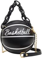 🏀 women's leather messenger shoulder handbag for basketball fans - handbags, wallets, and totes logo